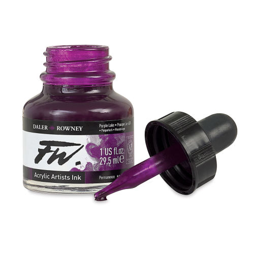 Daler-Rowney FW Acrylic Water-Resistant Artists Ink - 1 oz, Purple