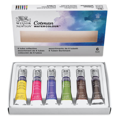 Winsor & Newton Cotman Tube Set - Set of 6 Colors (Set contents)