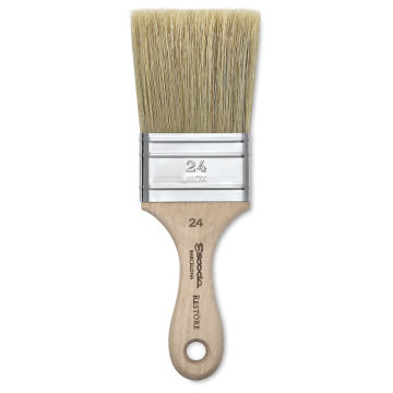 Escoda Restore Premium Brushes - Flat Bristle Brush shown upright
