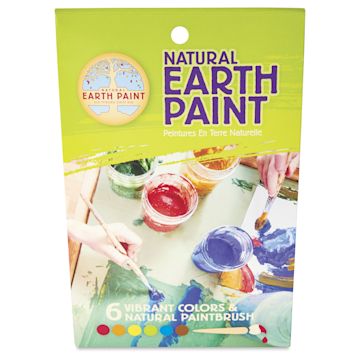 Open in modal - Natural Earth Paint Tempera Paint Powders - Petite Set of 6, Assorted Colors, 3 oz