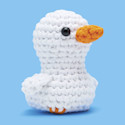 The Woobles Beginner Crochet Amigurumi Kit - Stu the Goose