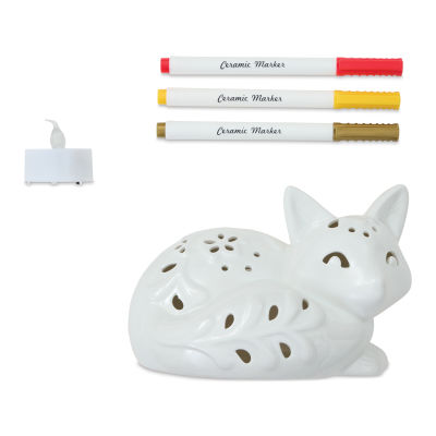 Bright Stripes LED Candle Critters Kit - Fox (out of packaging)