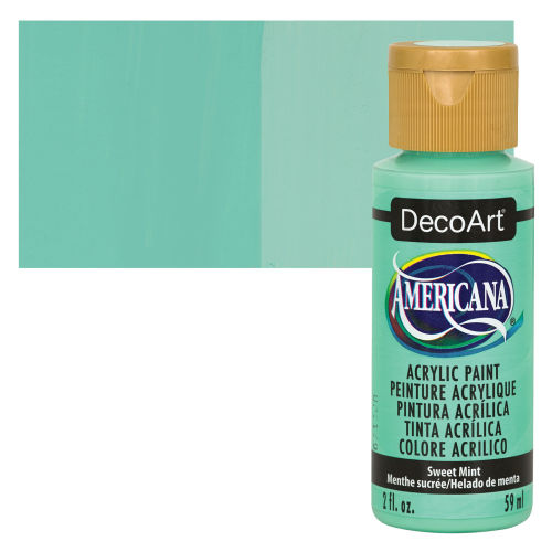 DecoArt Americana Acrylic Paint, 2-Ounce, Sweet Mint