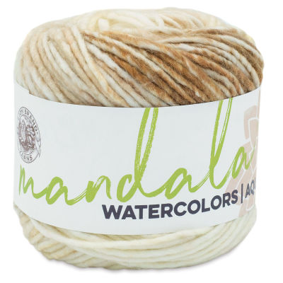 Lion Brand Mandala Watercolors Yarn - Almond, 164 yards