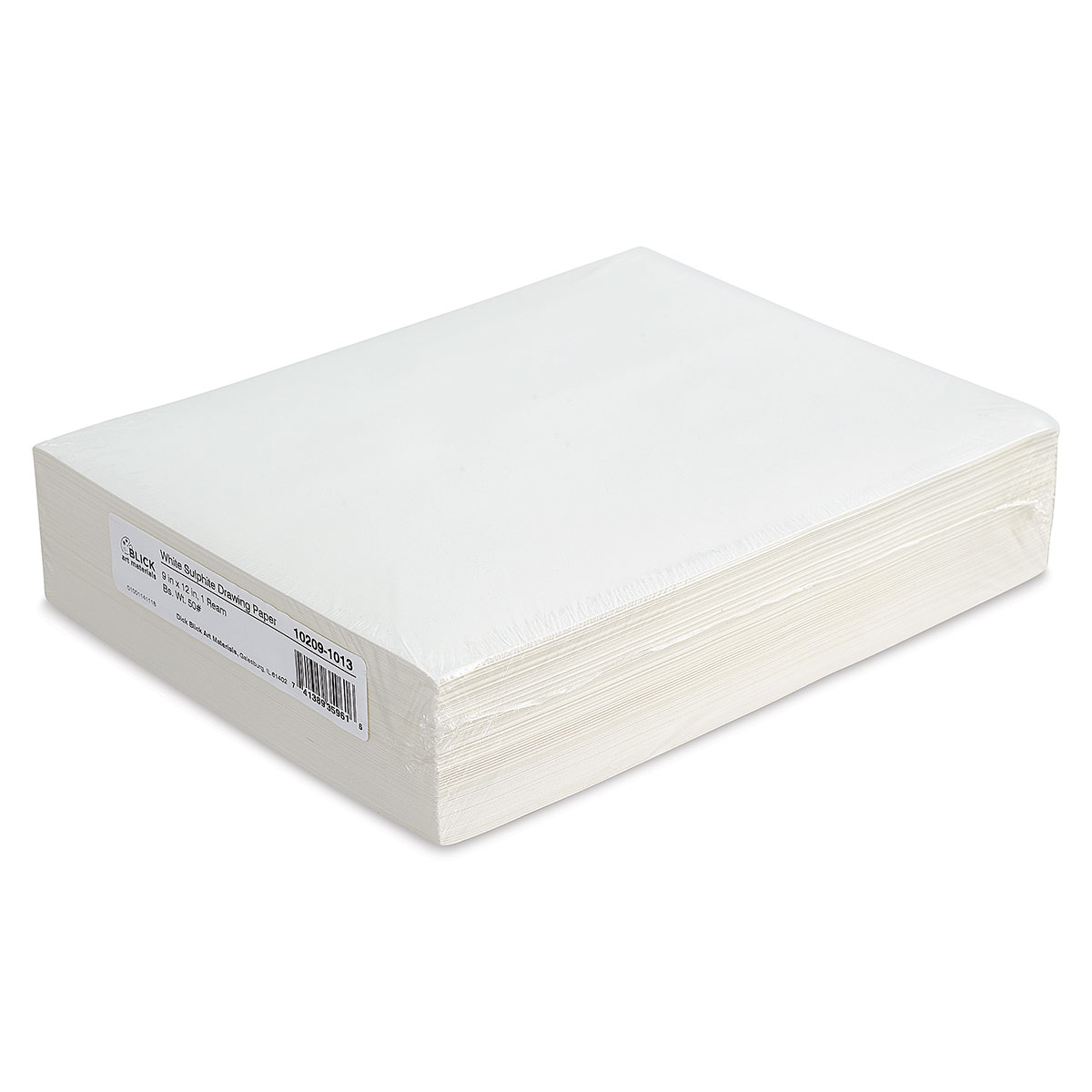 Colorations White Sulphite Paper - 9 x 12, 80 lb.