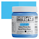 Golden SoFlat Matte Acrylic Paint - Medium Phthalo Blue, 118 ml, Jar