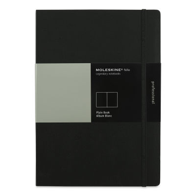 Moleskine Pro Collection Workbook - Hardcover, Black, 11-3/4" x 8-1/4"