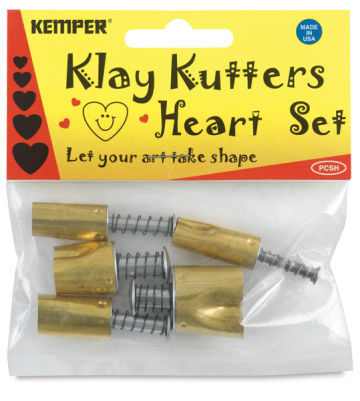 Kemper Pattern Cutter Set - Front of package of Set of 5 sizes of Heart Cutters