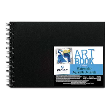 Open in modal - Canson Montval Field Watercolor ArtBook - 10" x 7", Cold Press, 20 Sheets