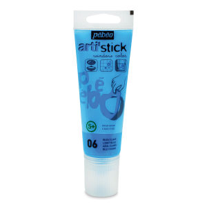 Pebeo Arti' Stick Window Color - Light Blue, 75 ml tube