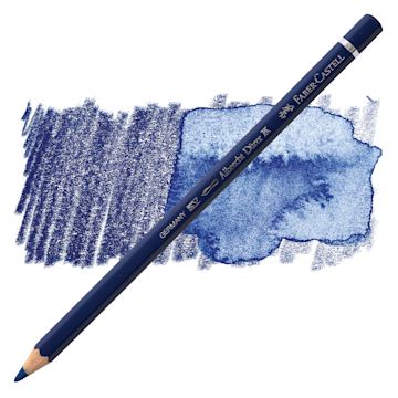 Open in modal - Faber-Castell Albrecht Durer Watercolor Pencil - Indanthrene Blue pencil and swatch
