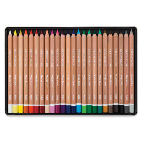 Cretacolor Mega Colored Pencil - Set of 24