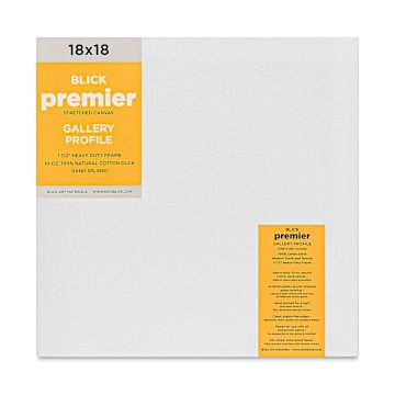 Blick Premier Stretched Cotton Canvas - Gallery Profile, Splined, 18