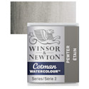 Winsor & Newton Cotman Watercolor - Pewter, Half Pan