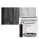 Schmincke Akademie Aquarell Watercolor Pan - Black, Half Pan