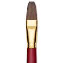 Blick Master Synthetic Kolinsky Brush - Long Handle, Flat, Size 22