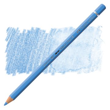Open in modal - Faber-Castell Albrecht Durer Watercolor Pencil - Sky Blue pencil and swatch