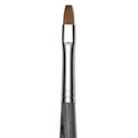 Da Vinci Colineo Synthetic Kolinsky Sable Brush - Flat, Size 4, Long Handle