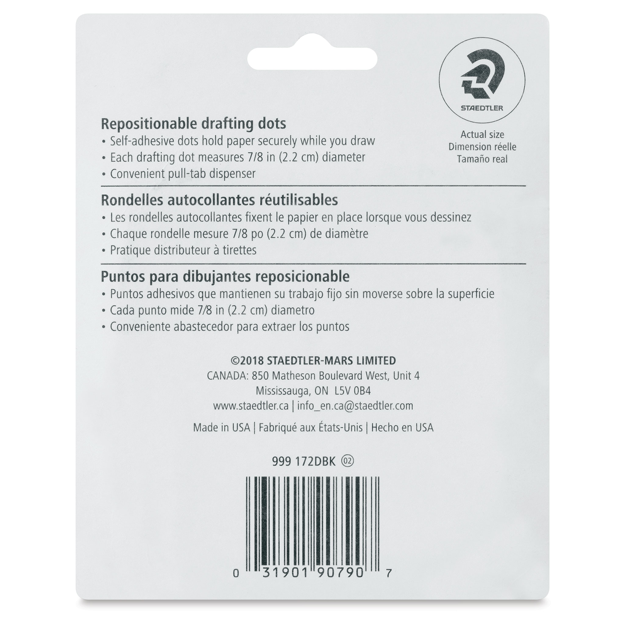  Staedtler(R) Drafting Dots, 7/8in., Box Of 500