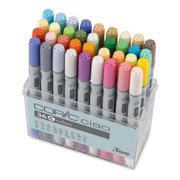 Copic Ciao Double Ended Marker Set - Set C, Set of 36