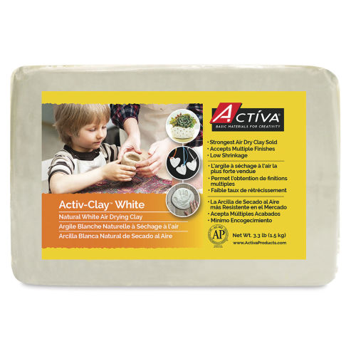 Activa Activ-Clay Air Drying Clay - 3.3 lb, White