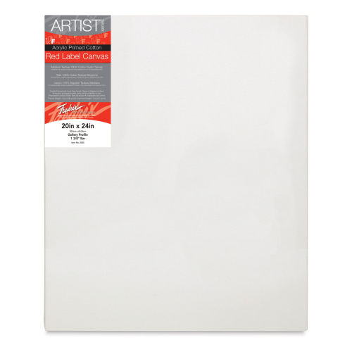 Fredrix 18 x 24 White Canvas Pad