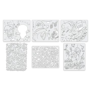 Open in modal - Iwata Artool Freehand Template - Set of 6, Wrath of Skull Master Mini