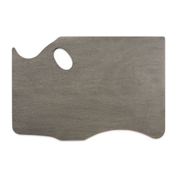 Open in modal - New Wave Wood Palette - Top view of Right Hand, Grey, Highland Palette style