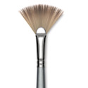 Robert Simmons Titanium Brush, Long Handle, Fan, 4