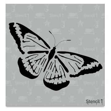Open in modal - Stencil1 Stencil - Butterfly, 5-3/4'' x 6''