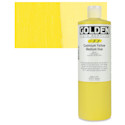 Golden Fluid Acrylics - Cadmium Yellow Medium Hue, 16 oz bottle
