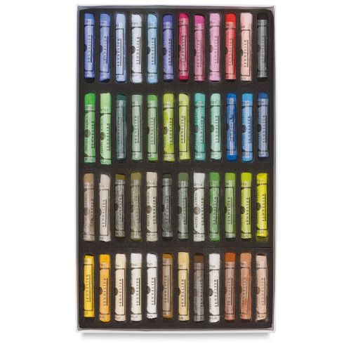 Sennelier Soft Pastels - Set of 80, Assorted Colors, Half Sticks