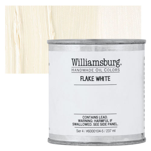 Williamsburg Handmade Oil Paints - Iridescent Pearl White, 150 ml tube