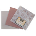 Mosaic Mercantile Opalescent Glass Pack - Purple, 8" x 8", Pkg of 3