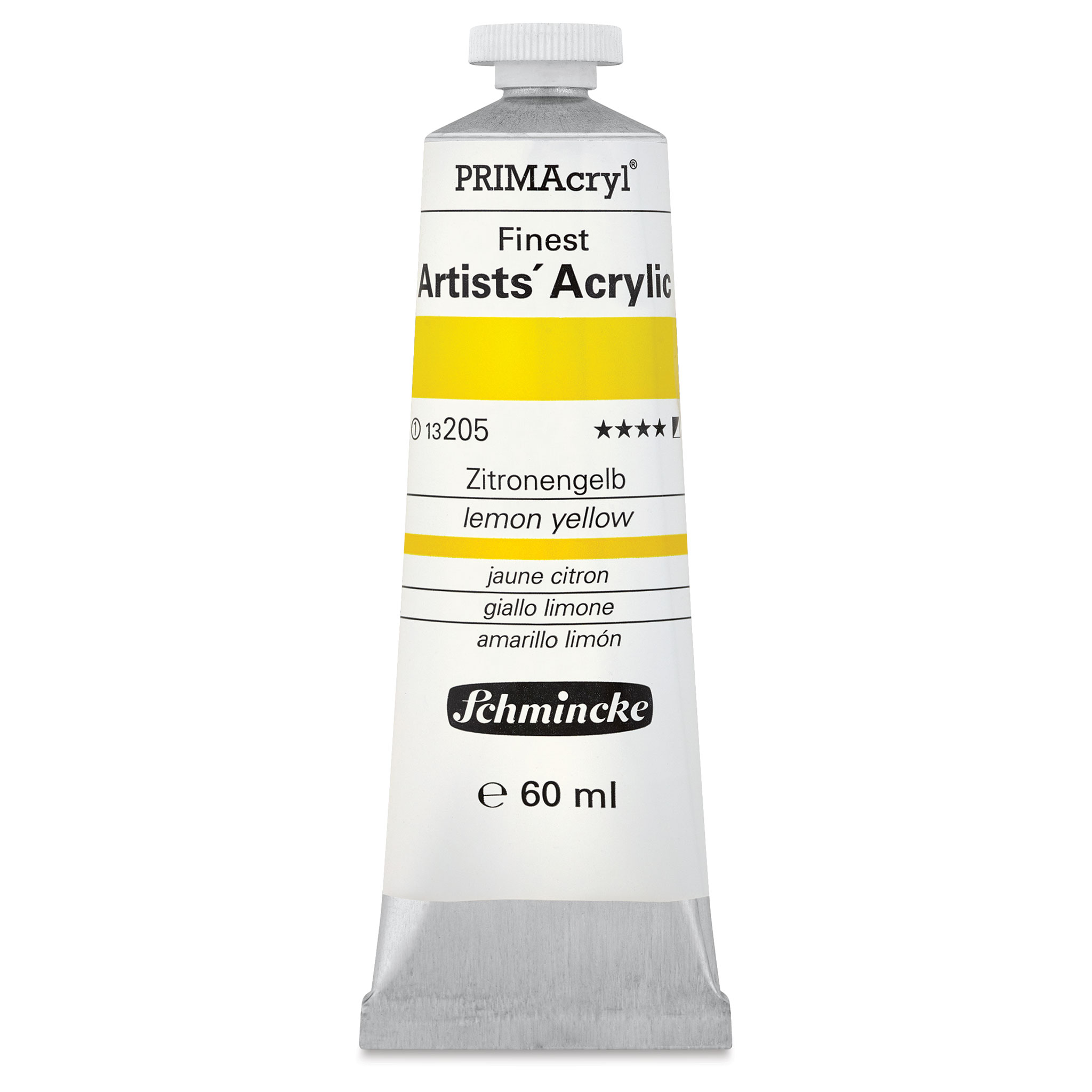 Schmincke : Primacryl Acrylic Paint : 60ml : Lemon Yellow