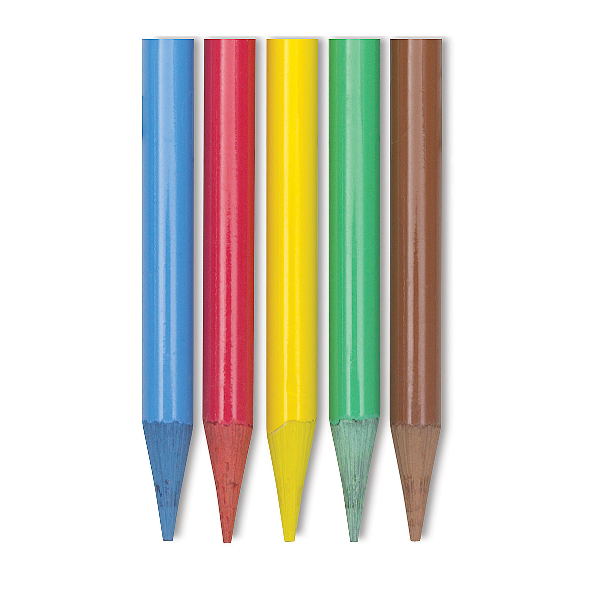 WOODLESS COLORES PENCILS Case 24 triangular pencils without wood. Assorted  colors