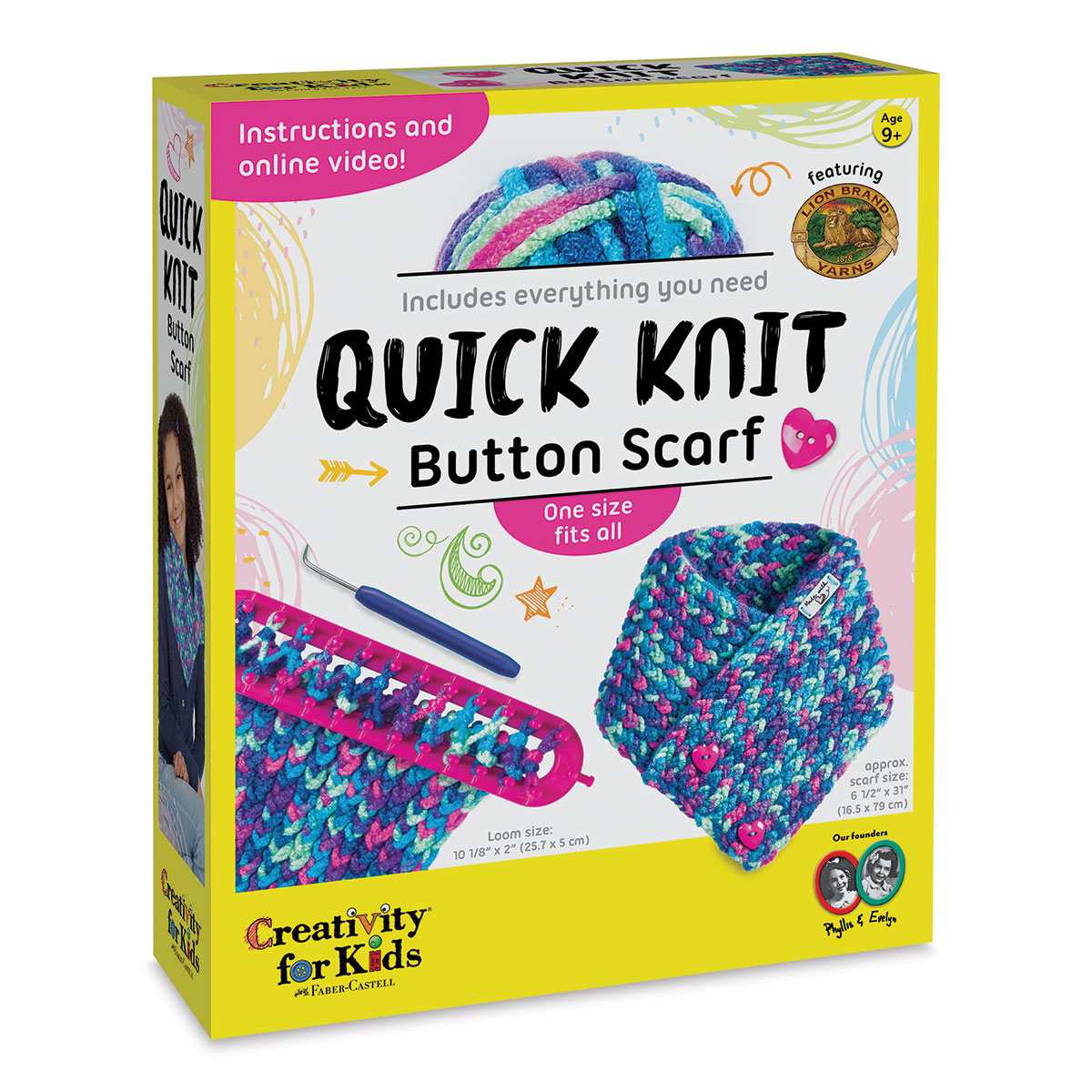 Creativity for Kids Quick Knit Charm Bracelets Kit
