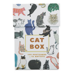Cat Box Postcard Set (Front of packaging)