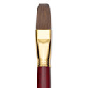 Blick Master Synthetic Kolinsky Brush - Long Handle, Flat, Size 24