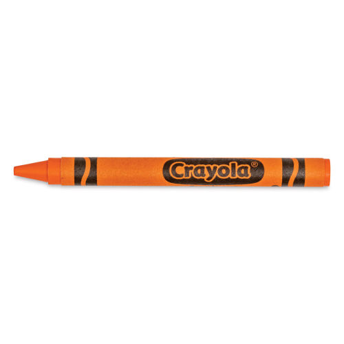 Black, Brown, Orange and White Crayons Stock Image - Image of