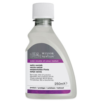 Winsor & Newton Artisan Water Mixable Varnish - Satin, 250 ml bottle