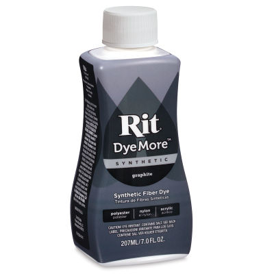 Rit DyeMore Synthetic Fiber Dye - Graphite, 7 oz (Bottle)
