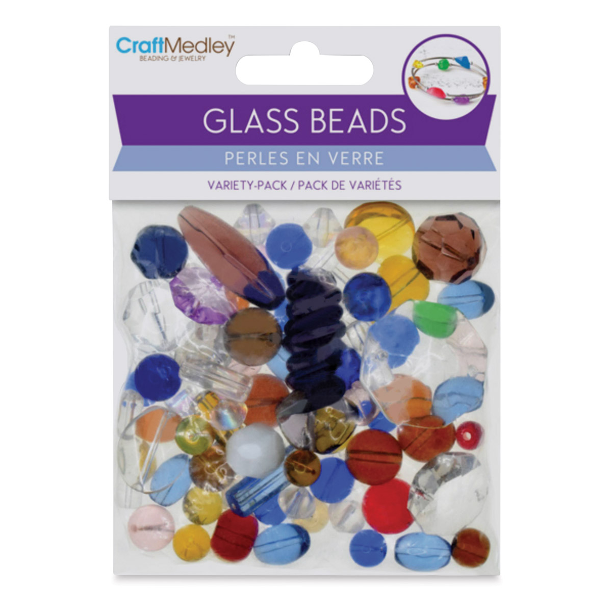 Craft Medley Pearl Glass Beads