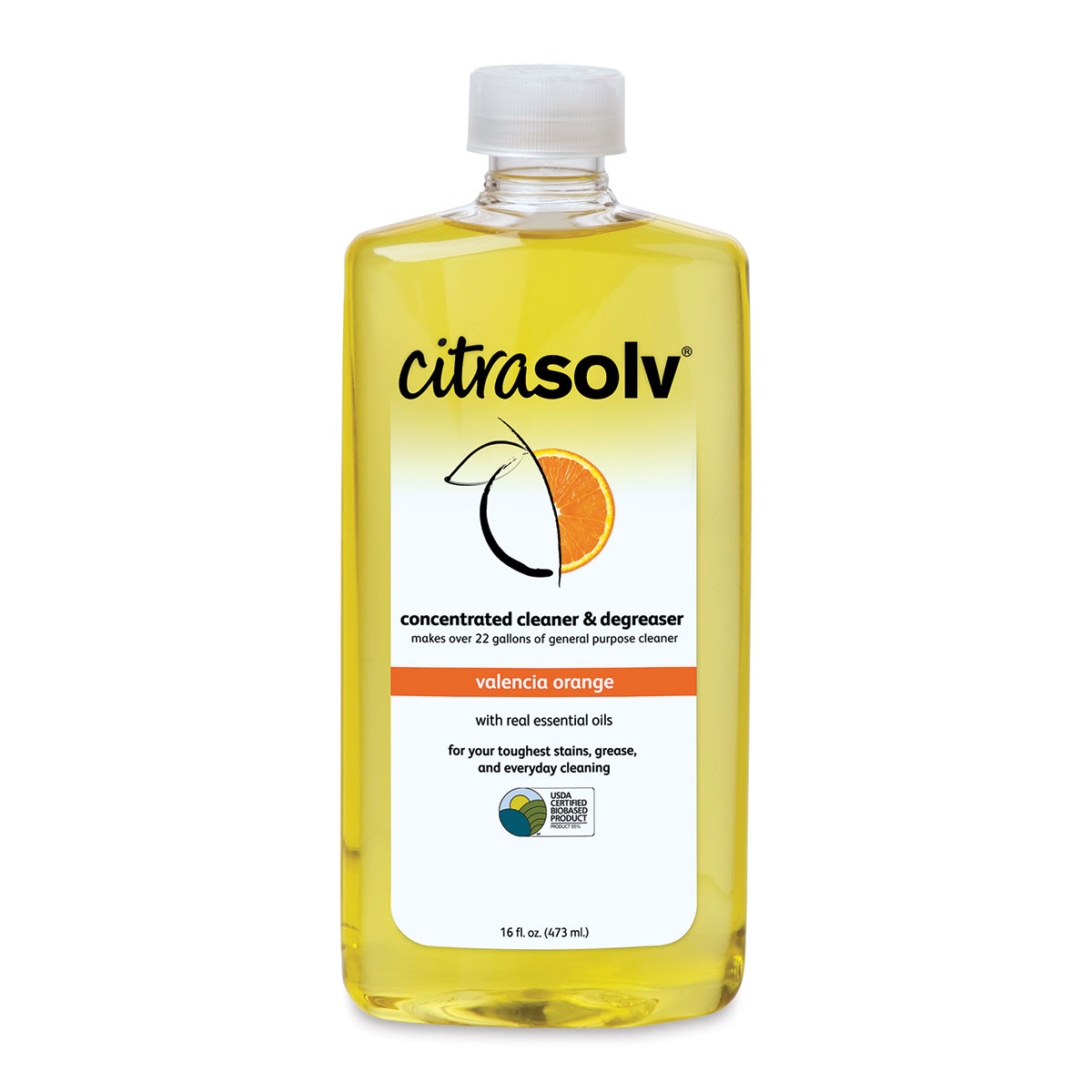 CitraSolv Natural Cleaner & Degreaser, Valencia Orange, with Real Essential Oils - 32 fl oz