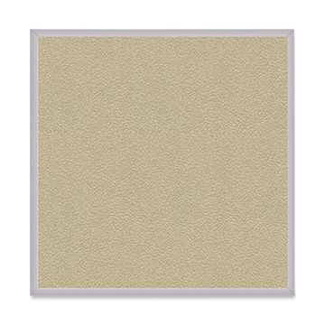 Open in modal - Ghent PremaTak Tackboard - 4 ft x 4 ft, Caramel, Vinyl, Aluminum Frame