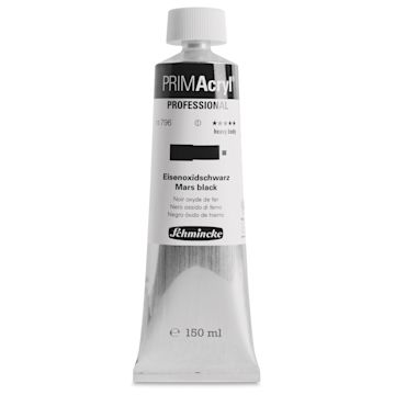 Open in modal - Schmincke Primacryl Professional Acrylic Paint - Mars Black, 150 ml Tube