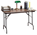 Correll Melamine Folding Table - Fixed Height, 29