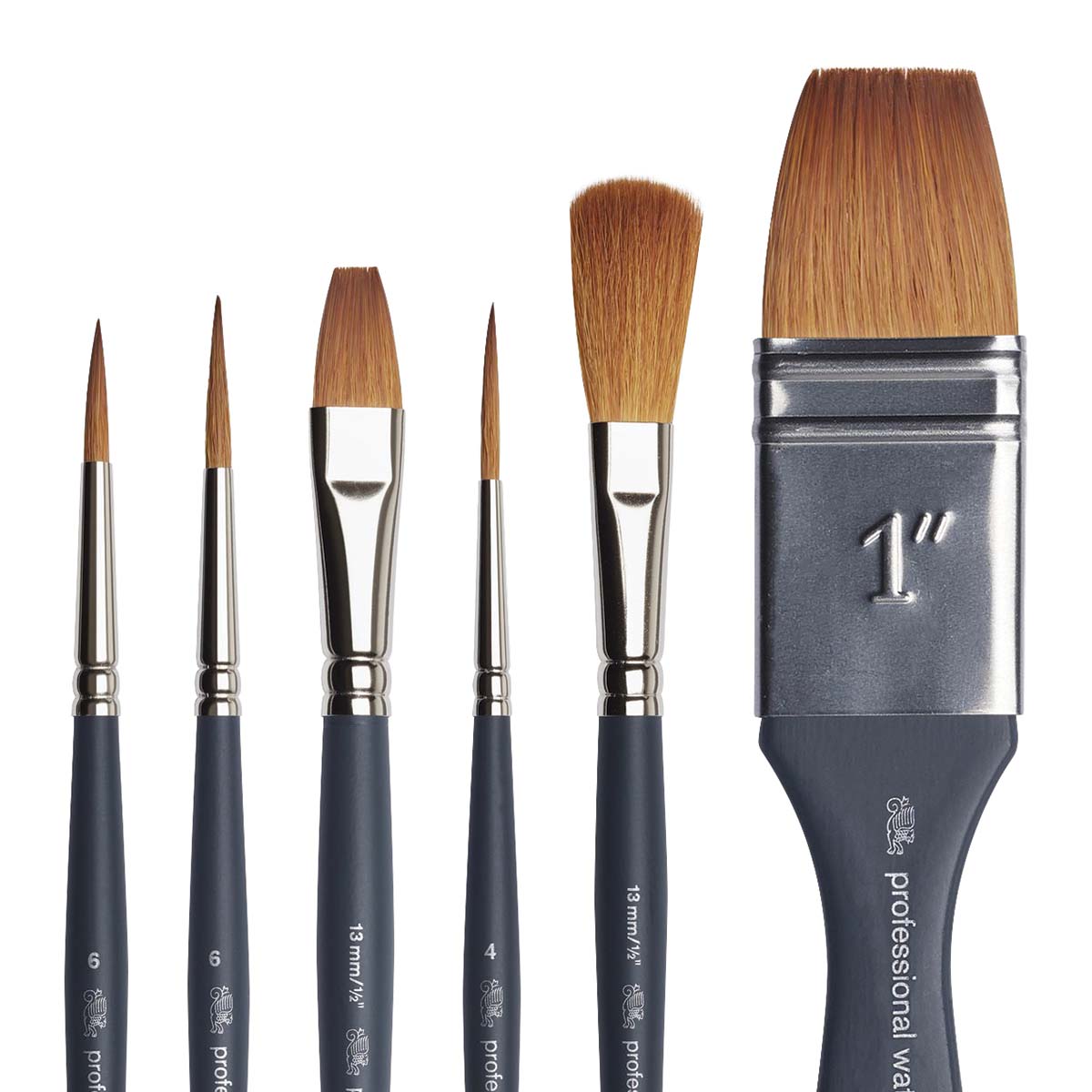 Winsor & Newton Professional Watercolor Synthetic Sable Brush Rigger 6