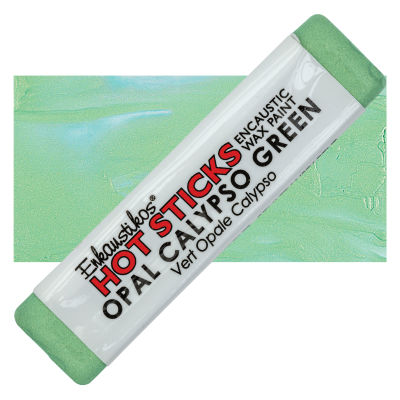 Enkaustikos Hot Sticks Encaustic Wax Paints - Opal Calypso Green, 13 ml stick