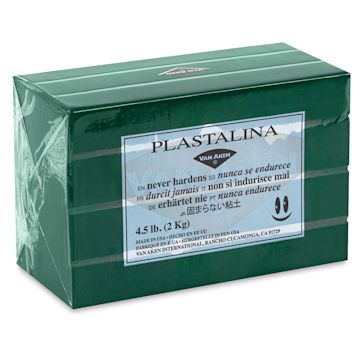 Open in modal - Van Aken Plastalina Modeling Clay - 4.5 lb, Dark Green